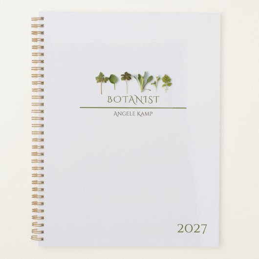 botanische handel planner (Voorkant)