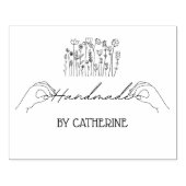 Botanische handleiding gemaakt door (aangepaste na rubberstempel (Afrduk)