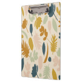 Botanische Herfst bloemen en bladeren Patroon Klembord (Links)