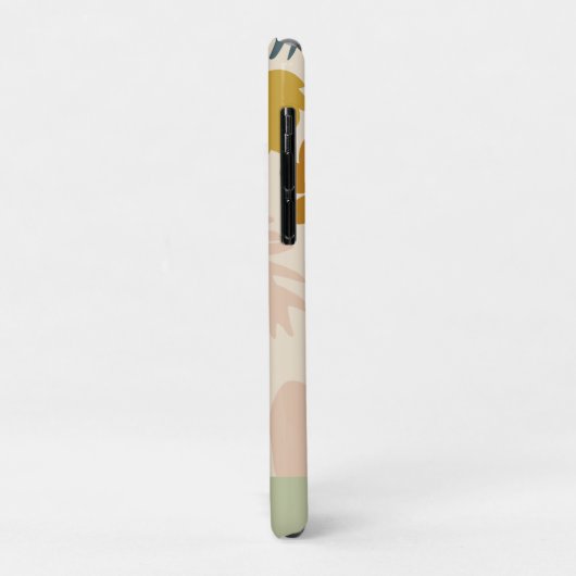 Botanische Herfst bloemen laten patroonpatroon op  Case-Mate iPhone Case (Achterkant/links)