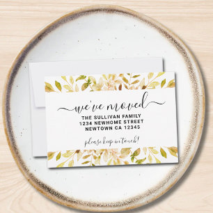 Botanische Herfst Foliage We hebben de aankondigin Notitiekaartje