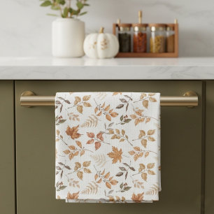 Botanische Herfst Herfst thema droog Sinaasappel b Theedoek