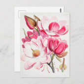  botanische illustratie briefkaart (Voorkant / Achterkant)