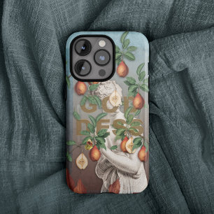 Botanische illustratie Collage Goddess Venus iPhone 14 Pro Max Hoesje