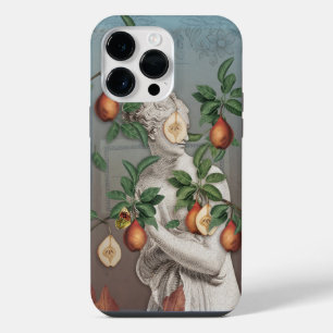 Botanische illustratie collage Godin Venus iPhone 14 Pro Max Hoesje