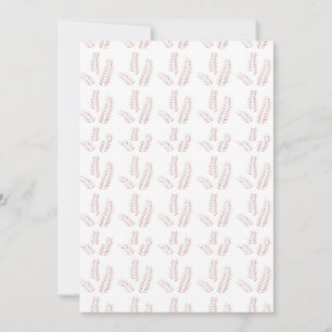 Botanische Illustratie – Elegante Bloemkunst Feestdagenkaart