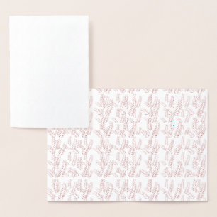 Botanische Illustratie – Elegante Bloemkunst Folie Kaarten