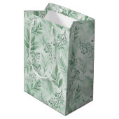 Botanische illustratie Gift Bag Medium Cadeauzakje (Achterkant Gekanteld)