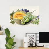 botanische illustratie poster (Thuiskantoor)