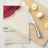  Botanische illustratie, tomaten Theedoek (Quarter Fold)