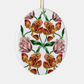 Botanische illustratie  Tulp Keramisch Ornament (Rechts)