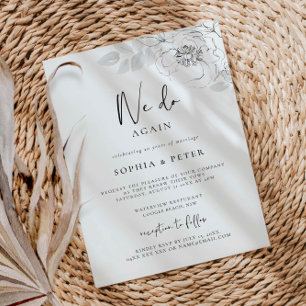 Botanische illustratie Uitnodiging tot hernieuwing