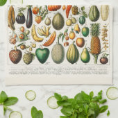  botanische illustratie van fruit theedoek (Gevouwen)