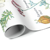 Botanische illustraties cadeaupapier (Rol Hoek)