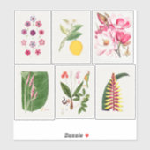Botanische illustraties sticker (Vel)