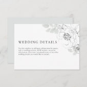 Botanische illustraties — Versluitingskaart Informatiekaartje (Voorkant / Achterkant)