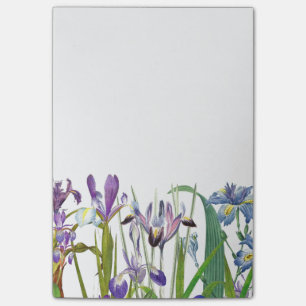 Botanische Iris Flowers Floral Garden Redoute Post-it® Notes