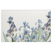 Botanische Iris Flowers Floral Redoute Fabric Stof (Fat Quarter)