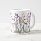 botanische irisbloemen Jumbo Mok (Voorkant rechts)