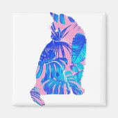botanische kat magneet (Voorkant)