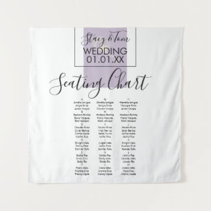 Botanische katoenzaadwand Plant lavender Weddensch Wandkleed