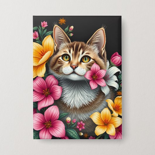 Botanische Kattenhaven Button (Voorkant)