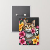 Botanische Kattenhaven Button (Voorkant / Achterkant)
