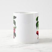 Botanische Kersen Print Extra Grote Beker (Voorkant)