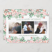 Botanische kerstavond | Fotokaart Feestdagenkaart (Voorkant / Achterkant)