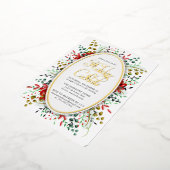 Botanische kerstavond | Uitnodiging tot Folie (Gedraaid)