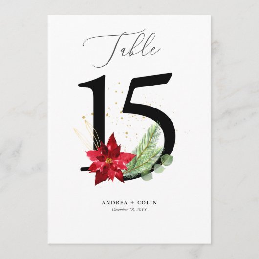 Botanische kerstbruiloft-nummer 15 programma (Voorkant)