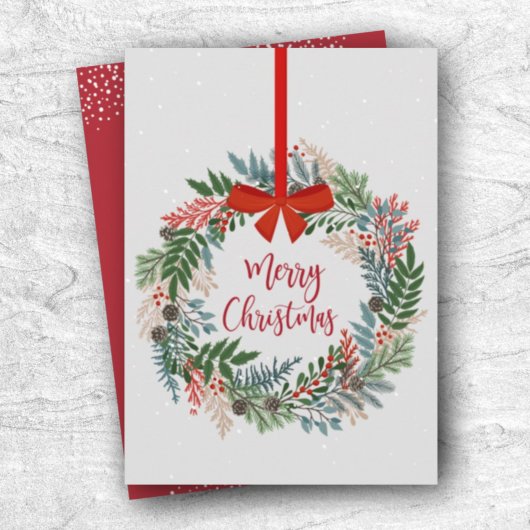 Botanische kerstfeestdag Kaart