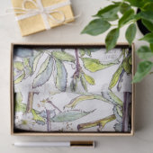 Botanische krab Apple Flowers Blossom Tissue Paper Tissuepapier (Geschenk)