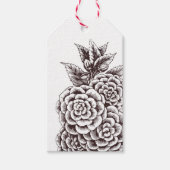 Botanische Kraft Gift Label Cadeaulabel (Voorkant)