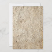 botanische krans bruiloft uitnodiging (Achterkant)