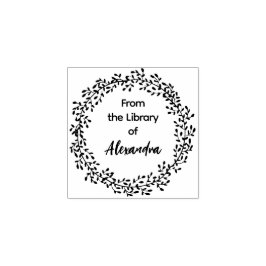 BOTANISCHE KRANS Uit de bibliotheek van Rubberstempel