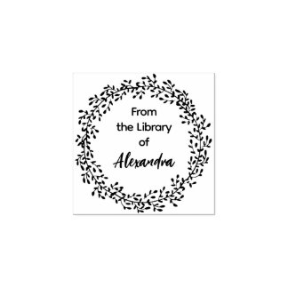 BOTANISCHE KRANS Uit de bibliotheek van Rubberstempel