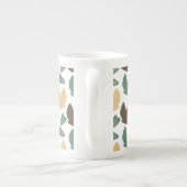 Botanische kroniek van de moderne Natuur Butterfly Porselein Kop (Achterkant)