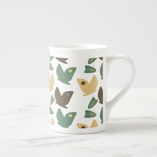 Botanische kroniek van de moderne Natuur Butterfly Porselein Kop (Rechts)