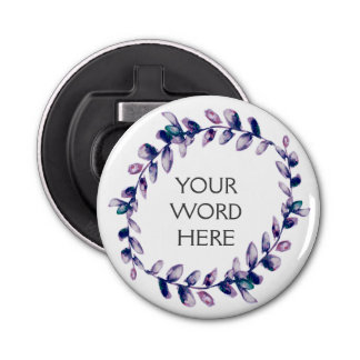 Botanische kroon - Luna - Button Flesopener