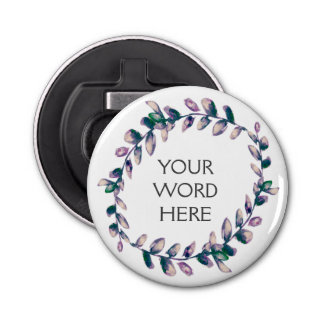 Botanische kroon - Venus - Button Flesopener