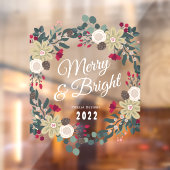 Botanische kruiderij en felle winkel raamsticker (Vel 2)