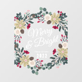 Botanische kruiderij en felle winkel raamsticker (Vel)