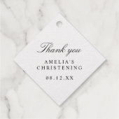 Botanische kruisstaren Dank je echt goud Bedankjes Labels (Achterkant)