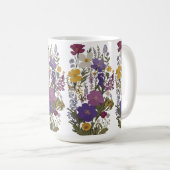 Botanische kunst koffiemok (Voorkant rechts)