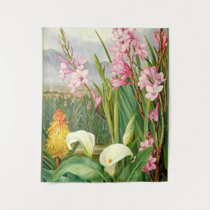 Botanische kunst: Schoonheid van de moeras Wandkleed