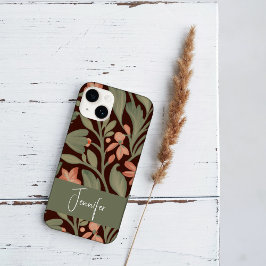  Botanische Kunsten en ambachtelijke stijl iPhone 13 Pro Hoesje