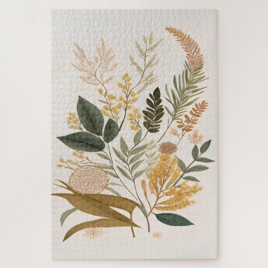 Botanische Kunstprint Legpuzzel (Verticaal)