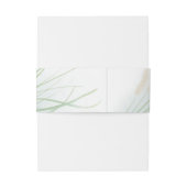 Botanische kustbruiloft uitnodigingen wikkel (Achterkant Voorbeeld)