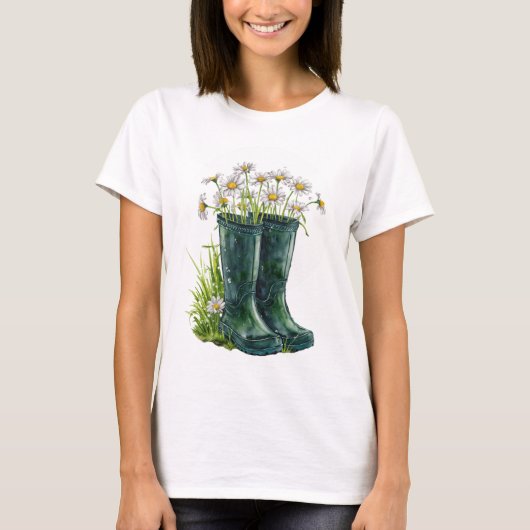 Botanische laarzen t-shirt (Voorkant)